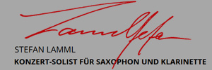 Das Logo :: stefan-lamml.de
Stefan Lamml
Konzert-Solist für Saxophon und Klarinette